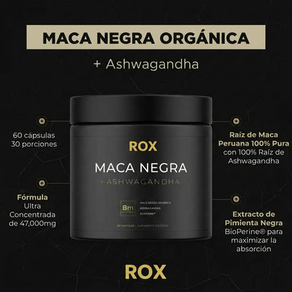 Maca Negra Orgánica + Ashwagandha